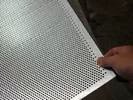 0.5 mm SS201 SS410 Mirror Polished Stainless Steel Sheets ASTM Perforated Mesh For Architectural Feature Panels