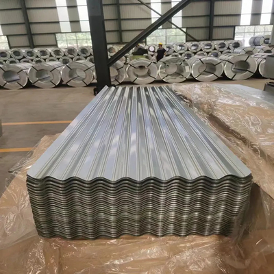 DX51D PPGI Wavy Trapezoid Shape 16 Gauge PPGI Steel Sheet Corrugated Steel Roofing Sheet