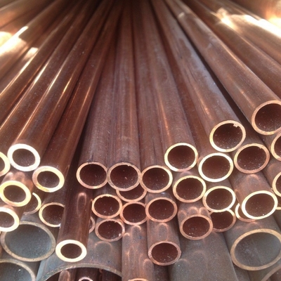 ASTM Straight Copper Round Pipe C10800 C10100 C12200 Hollow Thermal Conductivity