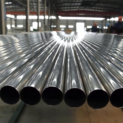 2520 2304 Duplex Stainless Steel Pipes Tube 6M Length 2B BA Surface Mill Test