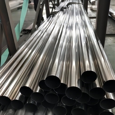 2520 2304 Duplex Stainless Steel Pipes Tube 6M Length 2B BA Surface Mill Test