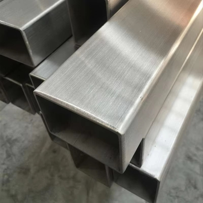 AISI 409 410 416 420b 420s 12.7mm 1/2 Inch Stainless Steel Square Shiny Pipes For Stairs