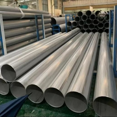 S31803 Duplex SS 304 Pipe Brushed Mirror Stainless Steel Pipes Third Pary Inspection Constuction Structure