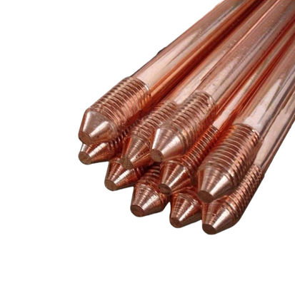 6mm 8mm C11000 Pure Copper Round Rod / Copper Round Bar Hard 99.9% Red Copper Rod