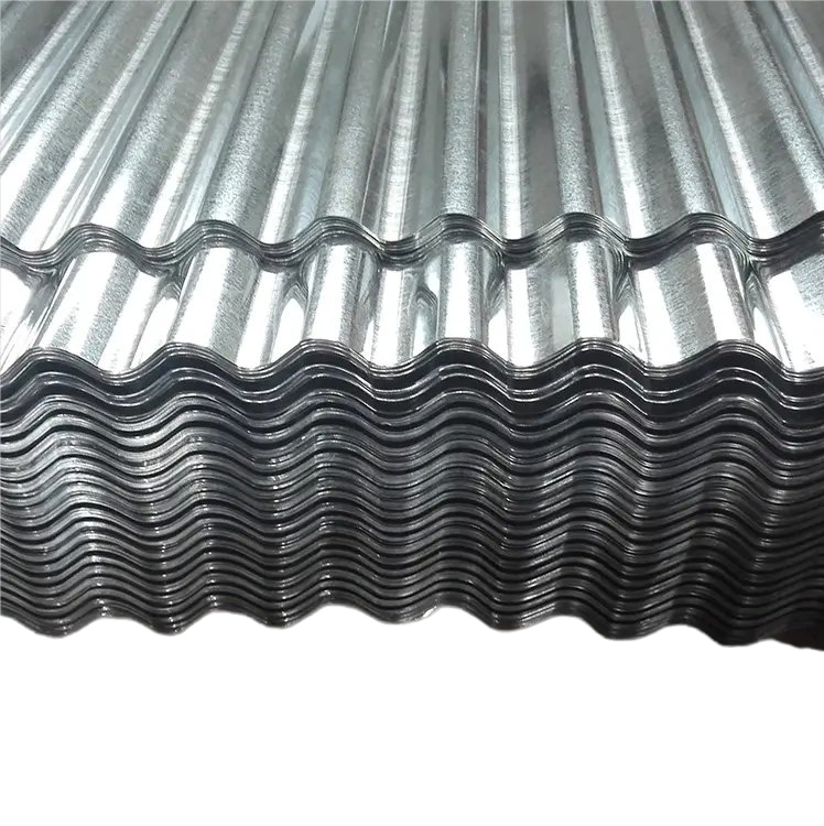 Galvanized Sheet Corrugated Sheets Dx51d ASTM A653 0.5-2mm Thickness Hot Dipped Full Hard