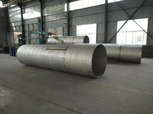 SS Welded 630mm Stainless Steel Pipes 302 304 JIS 32205 Brush Polish Most Commonly Used