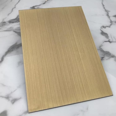PVD Color Coating Antique Bronze Color 304 Stainless Steel Sheet With Anti Finger Print Stainless Steel Plate