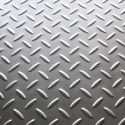 Construction Cold Rolled Embossed Plate 316 Stainless Steel Sheet Checkered Diamond