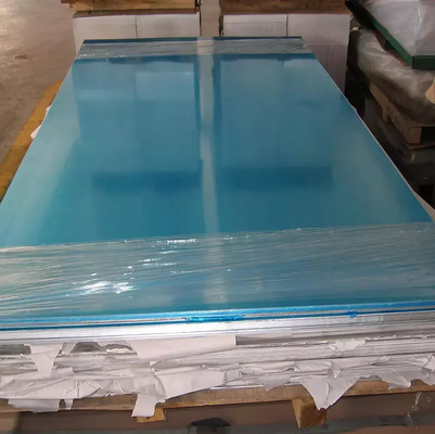 Heat Treatable Alloy Aluminum Sheet Plate Polishing PVC Protected 2124-T851 AMS-4347 200mm