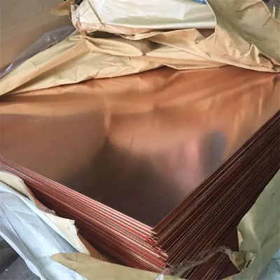 ASTM T1 T2  Copper Plate Brass Alloy Sheet C11000 C10200 Gold Color For Decoration