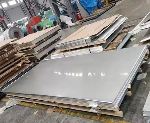 High Strength 446 441 Grade 400 Series Stainless Steel Sheet 55mm Thickness Silver Polished Mirror Surface Plate