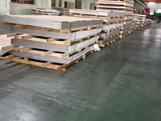 High Strength 446 441 Grade 400 Series Stainless Steel Sheet 55mm Thickness Silver Polished Mirror Surface Plate