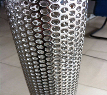 0.5 Mm SS201 SS410 Mirror Polished Stainless Steel Sheets ASTM Perforated Mesh