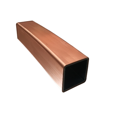 6mm C10200 C11000 Pure Copper Square Pipe Mould Tube Billets