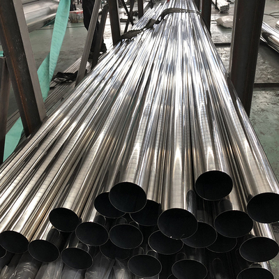 SS 201 Stainless Steel Pipes Tube 0.3mm Seamless Round