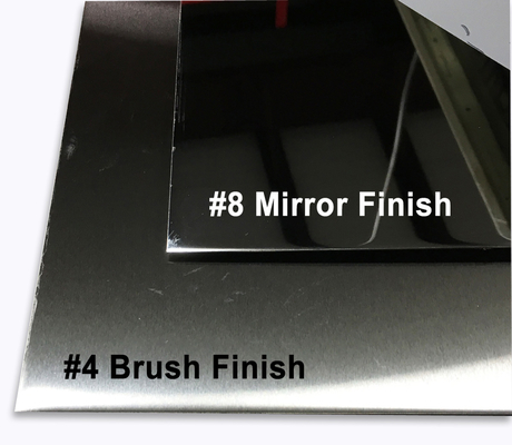 AISI 430 Mirror Finish Decorative Stainless Steel Sheet Slit Edge