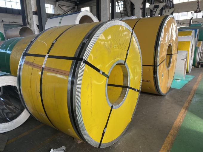 Custom Cold Rolled Stainless Steel Sheet Coil / Strip 304 With 0.05mm